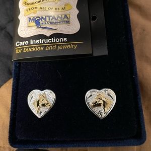 Montana silversmith horse earrings